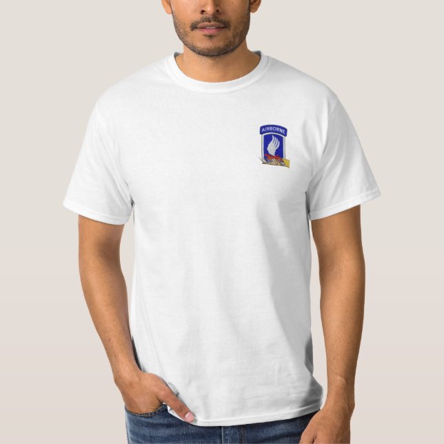 173rd Airborne Brigade Nam Veterans Patch T Shirt (Front)