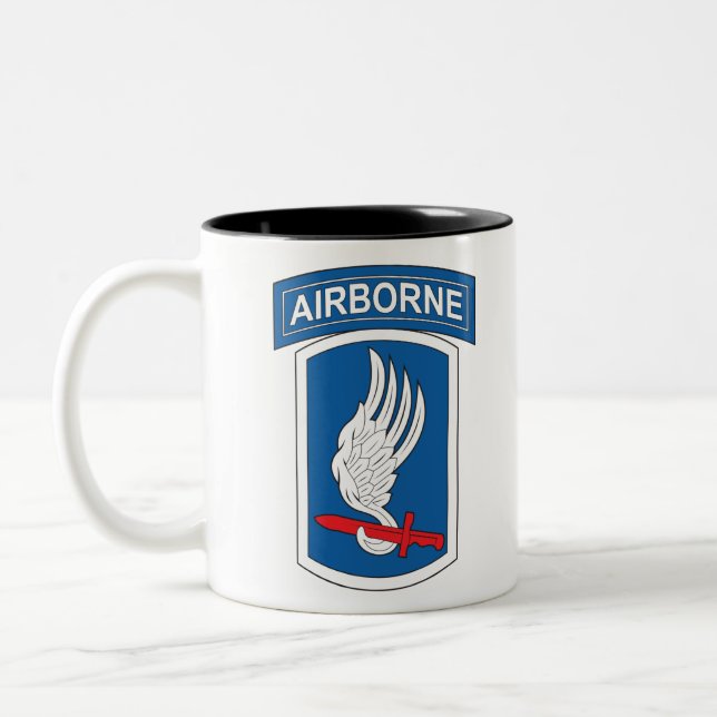 173rd Airborne Brigade "Sky Soldiers" Two-Tone Coffee Mug (Left)