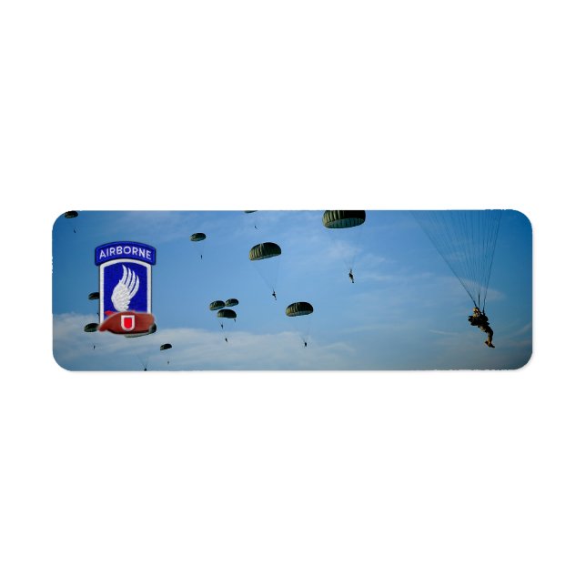 173rd airborne brigade veterans return address (Front)