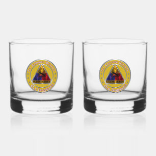 173rd Airborne Brigade Vietnam Veteran Whiskey Glass