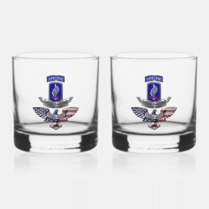 173rd Airborne Brigade Whiskey Glass