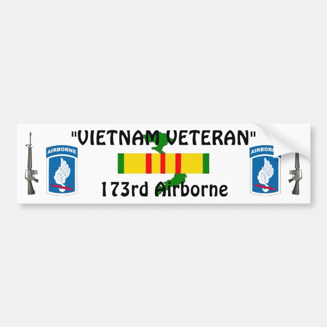 173rd Airborne bumper sticker (Front)
