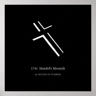 1741 Handel's Messiah Minimalist Poster