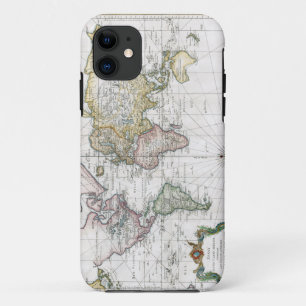 1748 World Map iPhone 11 Case