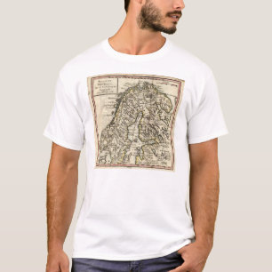 1750 Map of Scandinavia T-Shirt