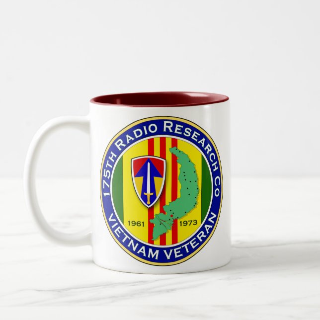 175th RRC 2 - ASA Vietnam Two-Tone Coffee Mug (Left)