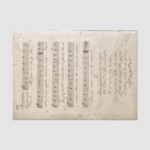 1761 French version of Twinkle Twinkle Little Star Tissue Paper