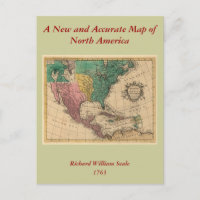 1763 North America Map