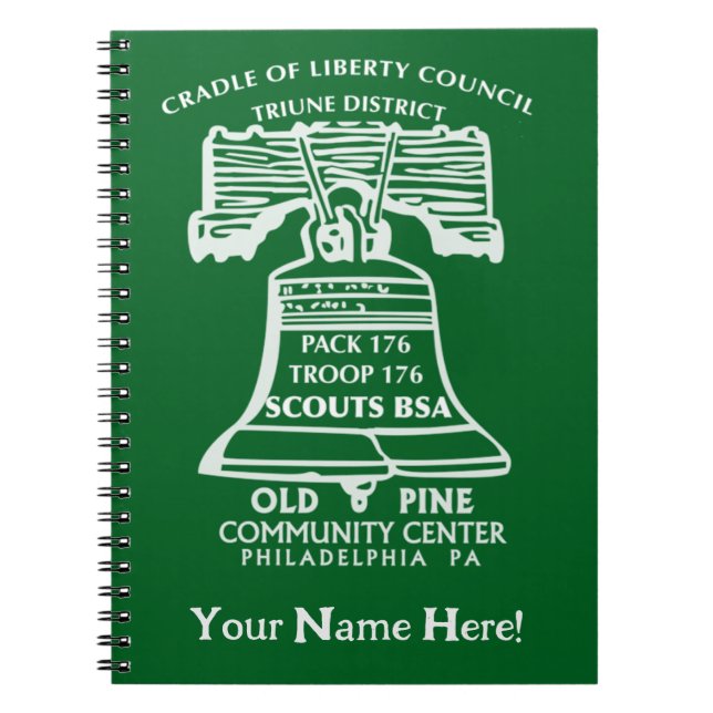 176 Personalized Spiral Notebook (Front)