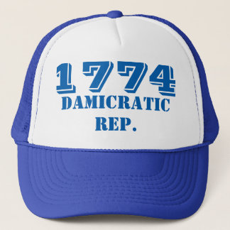 1774 Damicratic Republic trucker hat