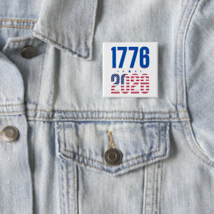 1776 2026 250 years freedom 2 inch square button