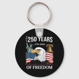 1776-2026 250th Anniversary USA 250 Years of Keychain