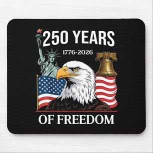 1776-2026 250th anniversary usa 250 years of mouse pad