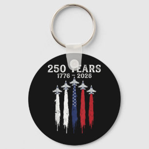 1776-2026 250th Birthday USA 250 Years Anniversary Keychain