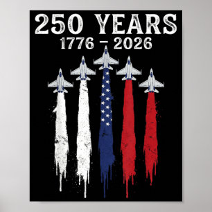 1776-2026 250th Birthday USA 250 Years Anniversary Poster