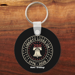 1776-2026 Commemorative 250th Semiquincentennial Keychain