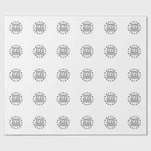 1776 2026 Patriotic Stars Vintage Vector Design_1 Wrapping Paper