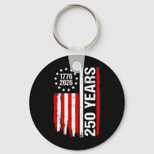 1776 2026 Usa Flag - Cool 250th Anniversary 4th Ju Keychain