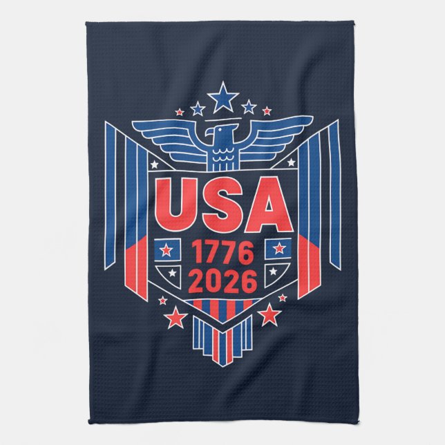 1776-2026 USA  KITCHEN TOWEL (Vertical)