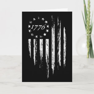 1776 American Flag Betsy Ross 13 Stars Usa 4th Of Card