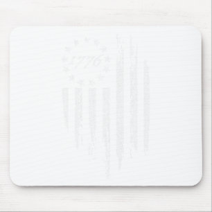 1776 American Flag Betsy Ross 13 Stars Usa 4th Of  Mouse Pad