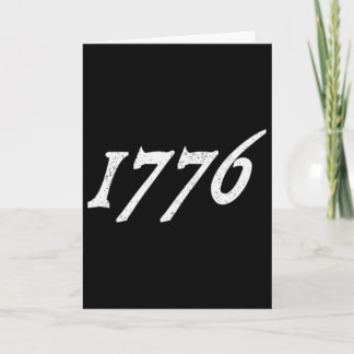 1776 Declaration Of Independence America Usa July  Card