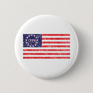 1776-flag 2 inch round button