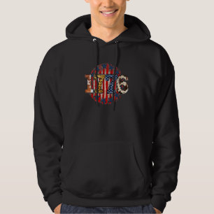 1776 Independence Day Happy 4th Of July Leopard Co Hoodie