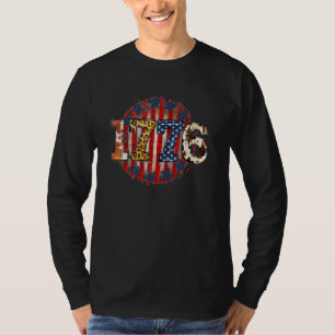 1776 Independence Day Happy 4th Of July Leopard Co T-Shirt