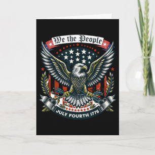 1776 Life Liberty Pursuit Of Happiness 4th Of July Card