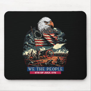 1776 Life Liberty Pursuit Of Happiness 4th Of July Mouse Pad