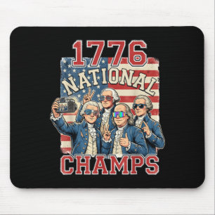 1776 National Champs Funny Patriotic Aamerica Mouse Pad