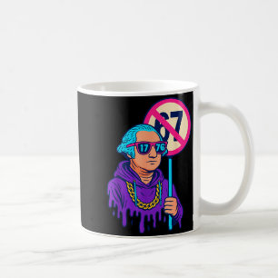 1776 Over 67 Funny Meme George Washington Drip  Coffee Mug