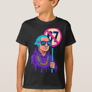 1776 Over 67 Funny Meme George Washington Drip  T-Shirt
