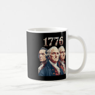 1776 Patriotic Founding Fathers Historical Art Tee Coffee Mug