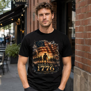 1776 Revolutionary War America 250 Years T-Shirt