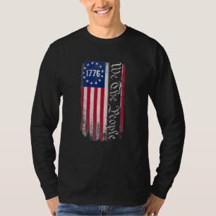 1776 We The People American Patriotic Us Flag 4th T-Shirt