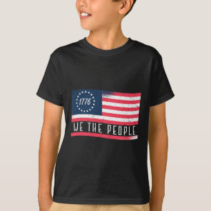 1776 We The People Independence Day 4th Of July Fl T-Shirt