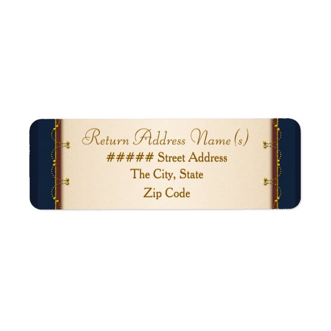 1776 Wedding Collection Return Address (Front)