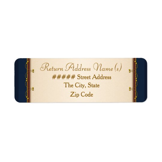 1776 Wedding Collection (Return Address) Return Address Label