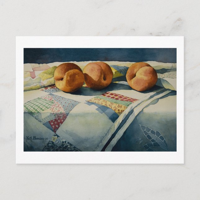 1786 Pêche sur carte postale à courtepointe (Devant)