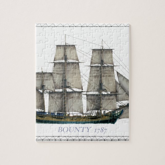 1787 hms bounty jigsaw puzzle (Vertical)