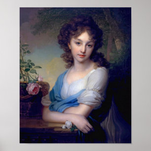 1799 - Portrait of Elena Alexandrovna Naryshkina Poster
