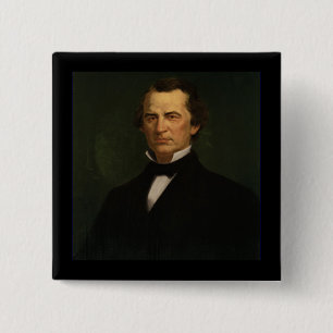 17 Andrew Johnson 2 Inch Square Button