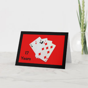 17 Ans C'est Important ! Carte d'anniversaire