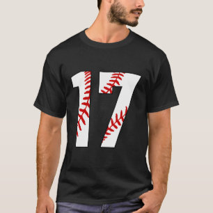 17 Baseball Seventeen Baseball Mom Fan Favourite P T-Shirt