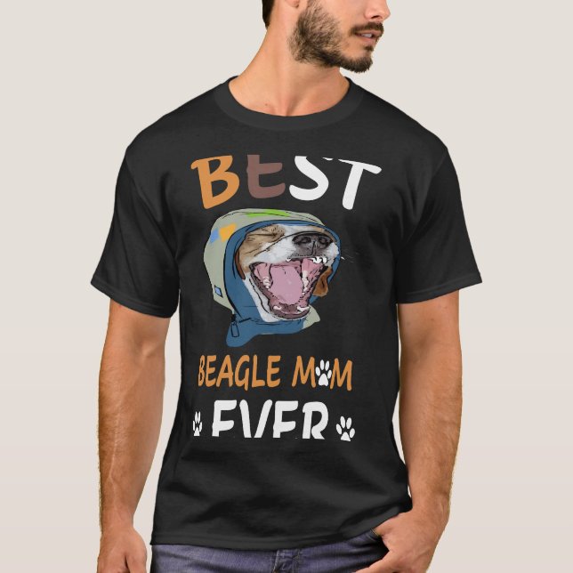 17 Best Beagle Mom Ever T-Shirt (Front)