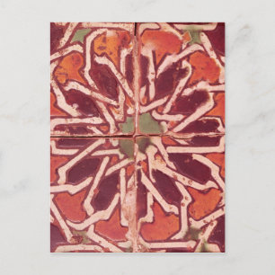 17:Isnik Tile, 16th century Postcard