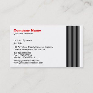 17 Lines Business Card
