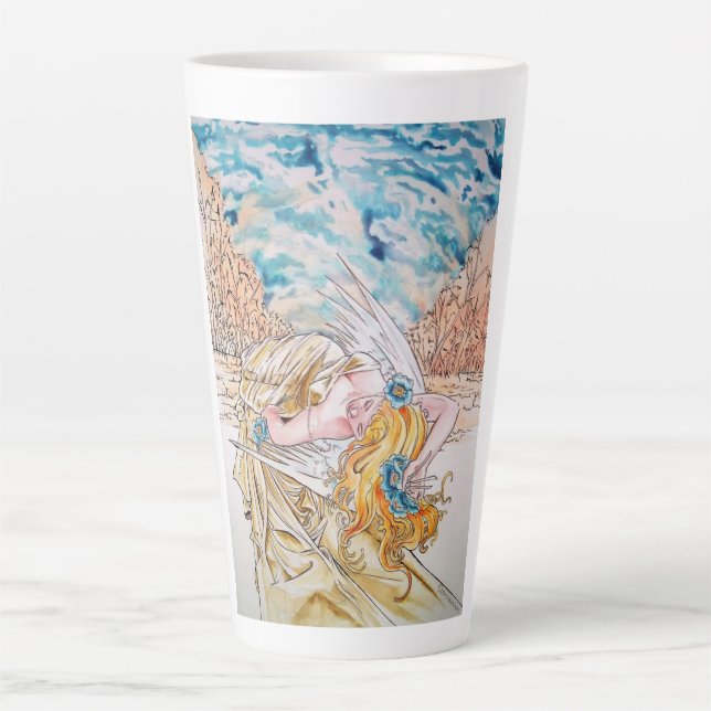 17 oz Latte Mug - Shades of Angels Book collection (Front)
